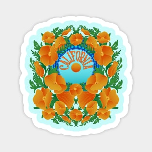 California Poppy Superbloom Magnet