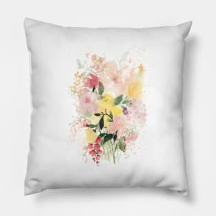 Abstract Flower bouquet 3 Pillow