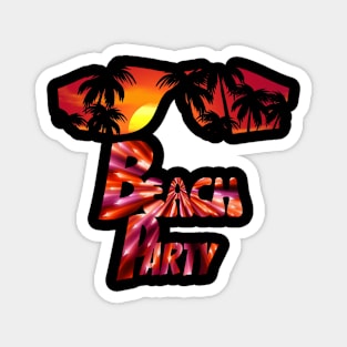 Beach Party Magnet