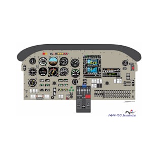 Piper PA44 Seminole panel T-Shirt