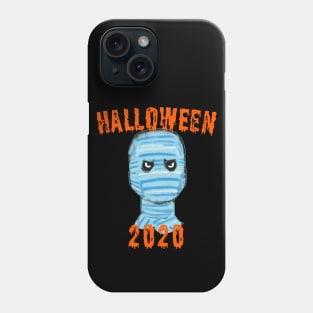 Halloween 2020 Mummy Face Mask Phone Case