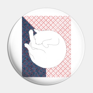 Sleeping Cat Pin