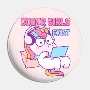 Coder girls exist Pin