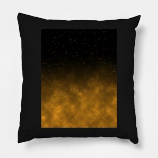 Yellow Galaxy Pillow