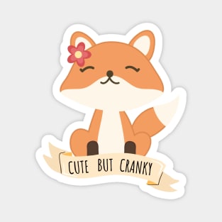 Pretty Little Fox - Cute But Cranky Magnet