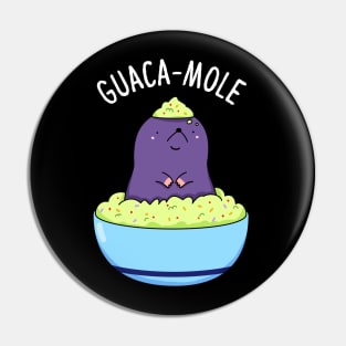 Guaca-Mole Cute Mole Pun Pin