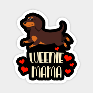 Weenie Mama Dachshund Dog Lover Ladies Magnet