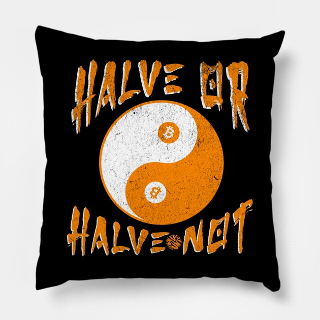 Bitcoin Halving Bull Run Pillow by anarchyunion