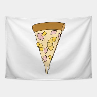 Hawaiian Pineapple Pizza Tapestry