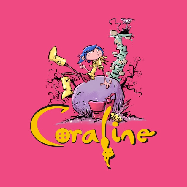 Coraline by Rickdraws