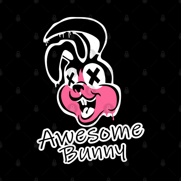 Awesome Bunny pink by creative.z