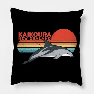 Kaikoura New Zealand Dusky Dolphin Pillow