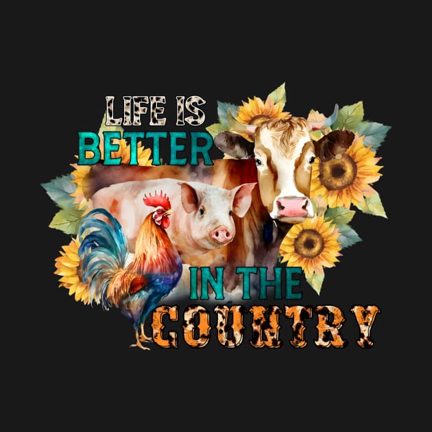 life is better in the country by Red Bayou