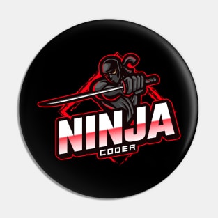 Ninja Coder - Red Pin