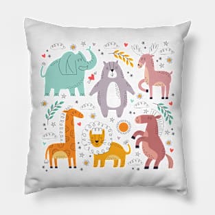 Happy Animals Pillow