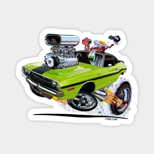 Vince Crain High Octane 1970 Dodge Challenger Magnet