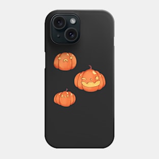 Spooky carved Halloween pumpkin Phone Case