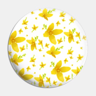 Forsythia blossoms Pin