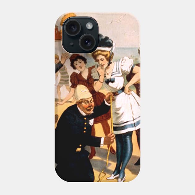 Beach Scene Vintage Phone Case by teepossible