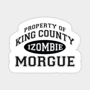 Property of King County Morgue Oval Magnet