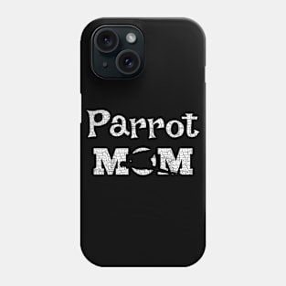 Parrot Mom Macaw Distressed Phone Case