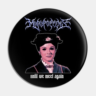 Mary Poppers Black Metal Pin