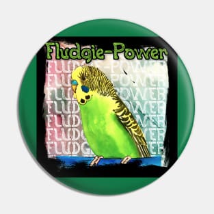 Fludgie-Power Budgie Pin