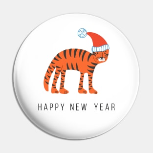 Happy new year 2022 symbol Pin