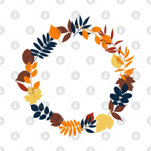 Autumn wreath by Peach Lily Rainbow