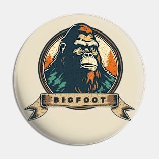 Retro/Vintage Bigfoot Pin