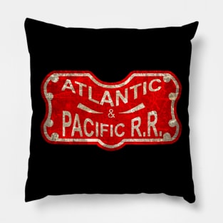 Atlantic Pacific Railroad Pillow