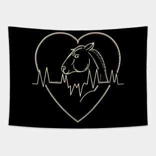 Horse Heartbeat Tapestry