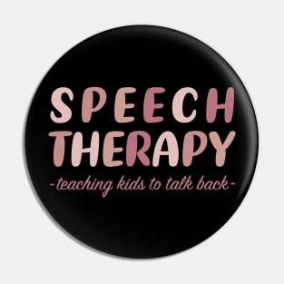 Speech Therapy - Teaching kids to talk back Pin