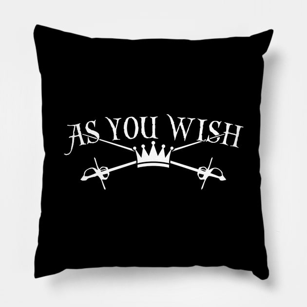 As You Wish Pillow by marv42