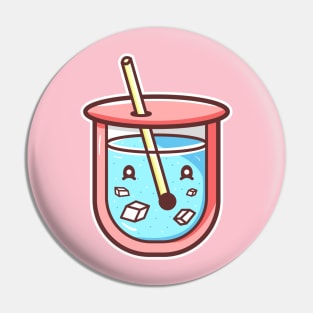 Boba cup kawaii Pin