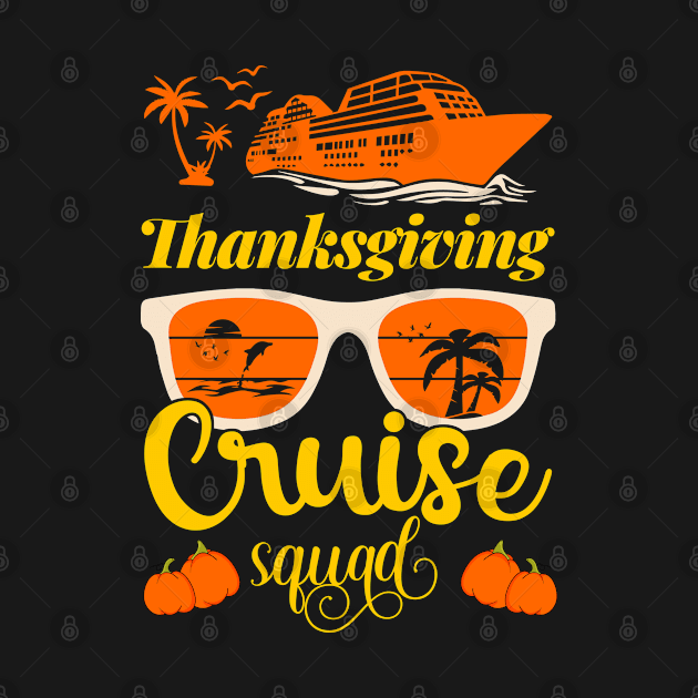 Thanksgiving Cruise Squad Family Matching 2023 by TheVintageChaosCo.