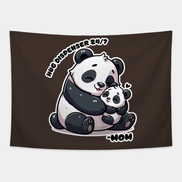 Hug Dispenser Mother's Day Tapestry by Pawsitivity Park