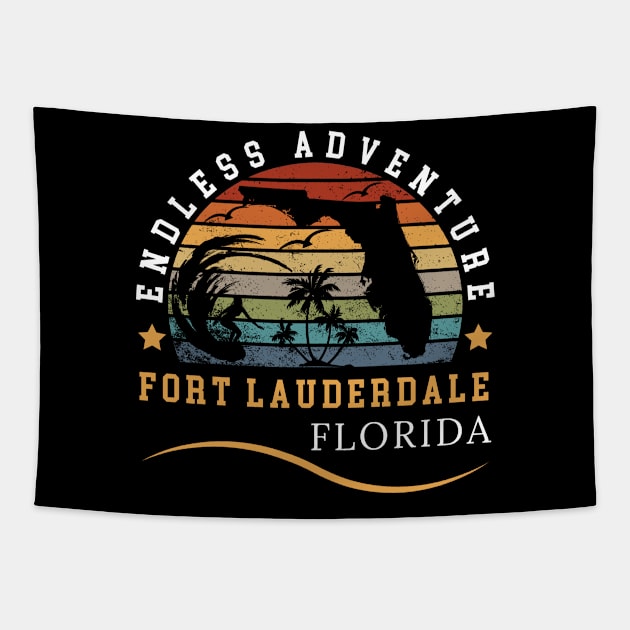 Fort Lauderdale Florida Tapestry by Energized Designs