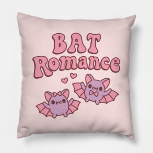 Cute Vampire Bats Funny Bat Romance Pun Pillow