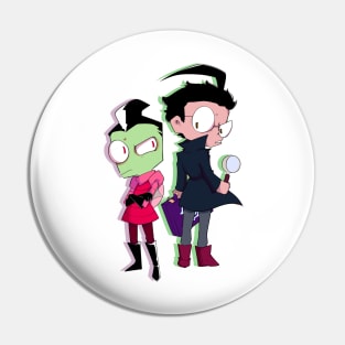 Zim and Dib Pin