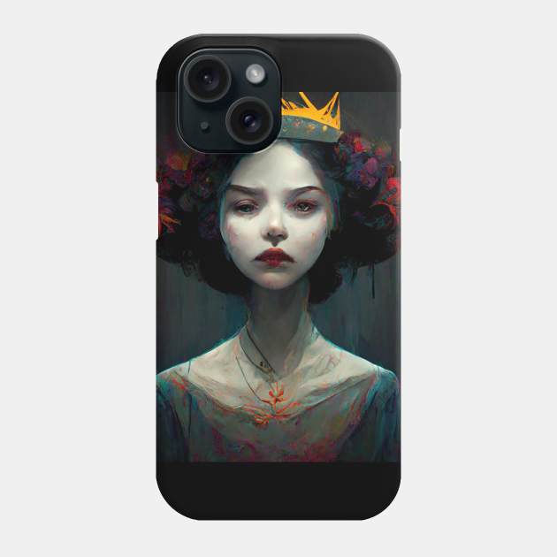 Drama queen looking dramatic Phone Case by Liana Campbell