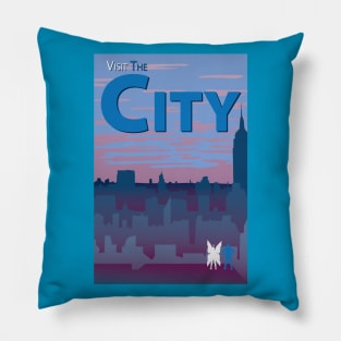 Visit The City Poster Pillow