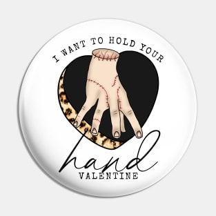 Hold your hand Valentine Pin