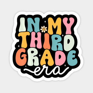 In My 3rd Grade Era Groovy Third Grade Teacher Kids Retro Magnet