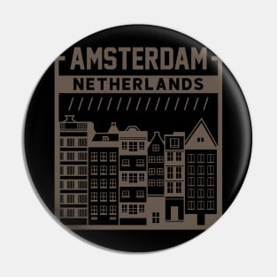 Amsterdam : The capital of the Netherlands Pin