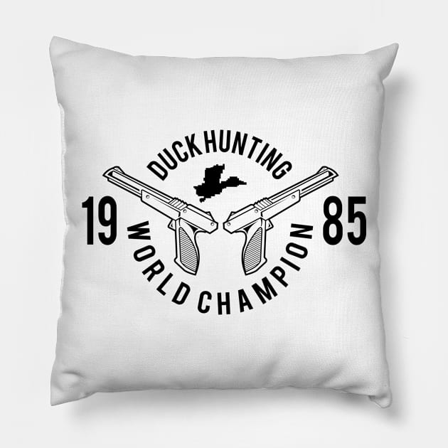 World Champion Hunter Pillow by old_school_designs