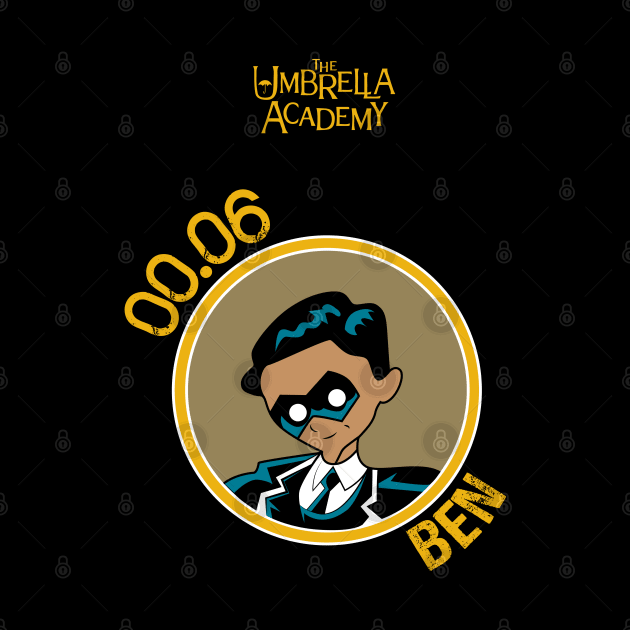 UMBRELLA ACADEMY: BEN CARTOON by FunGangStore