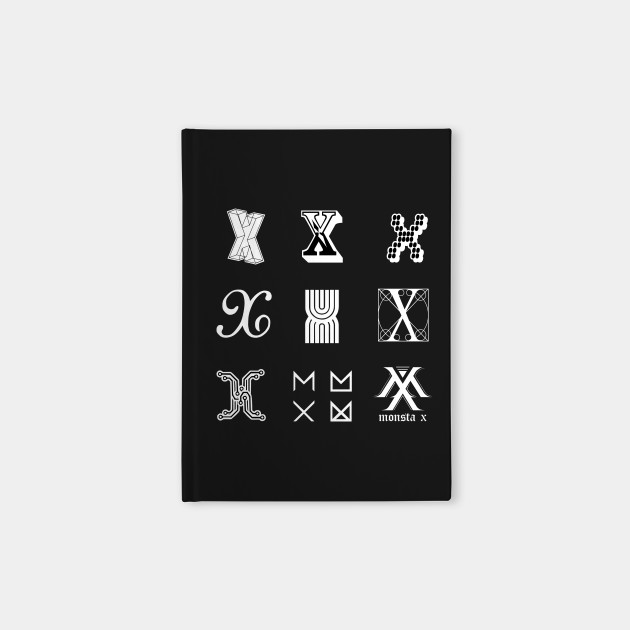 Monsta X Member X Logo Monsta X Quaderno Teepublic It Do not repost,edit or remove logo! teepublic