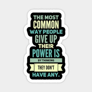 People Empowering Positive Motivation Magnet