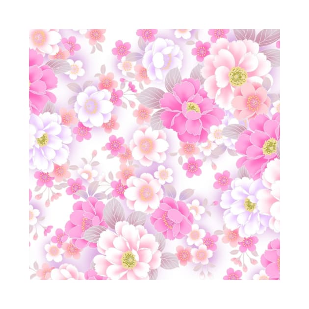 pink flowers by PREMIUMSHOP